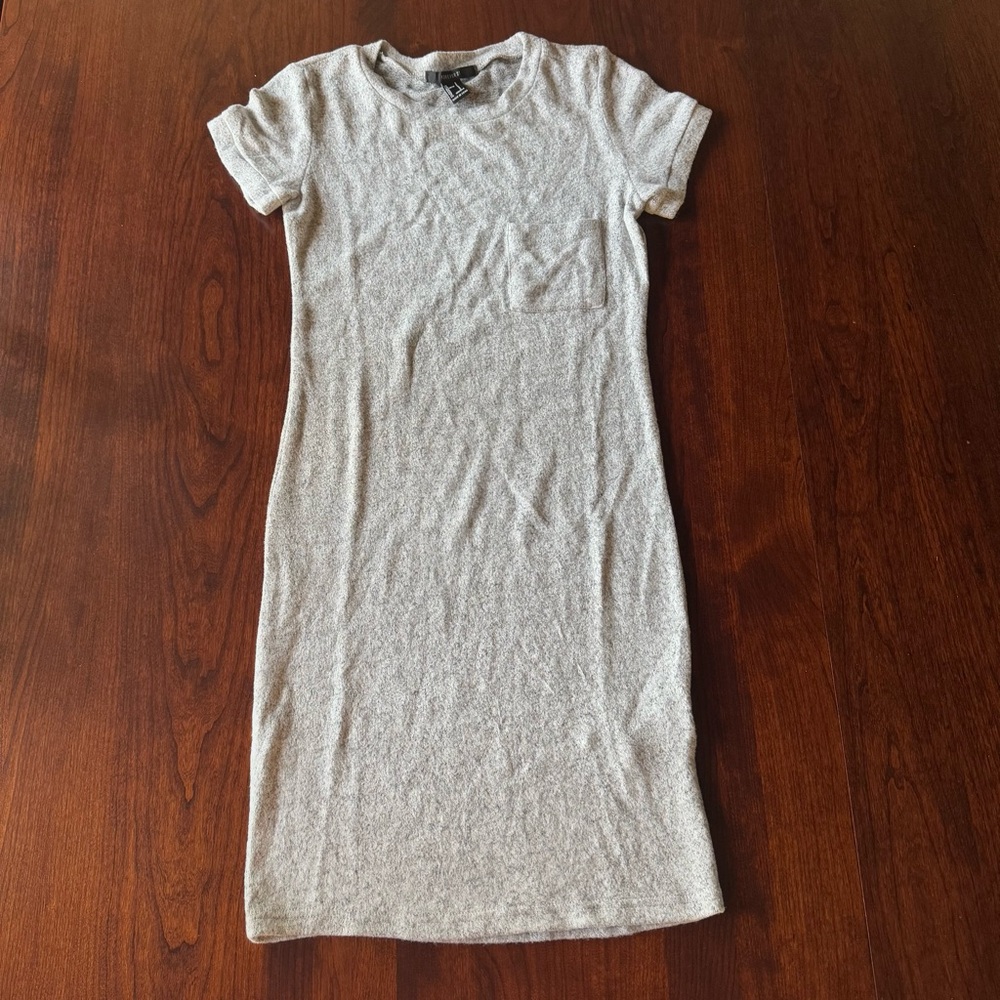 Gray T-Shirt Dress